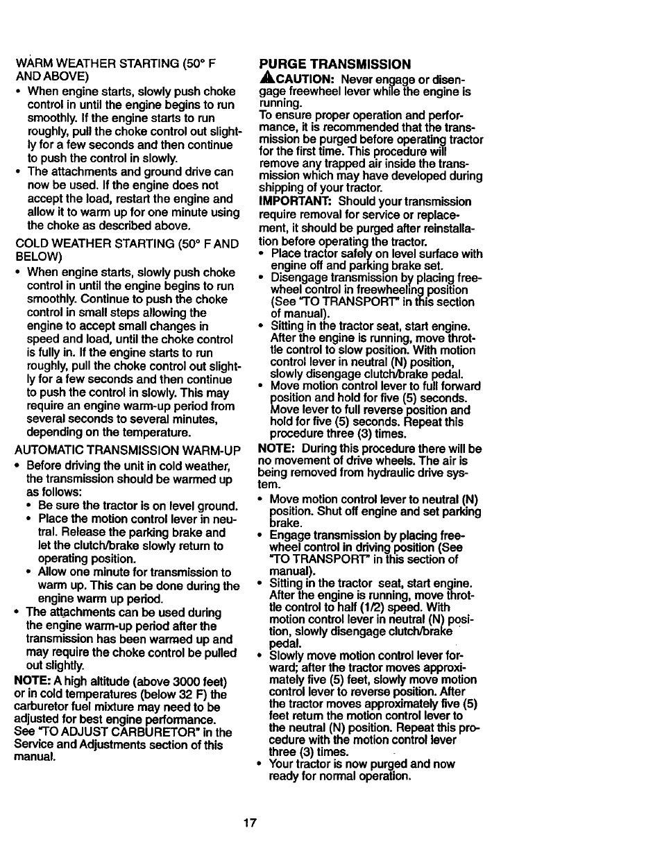 Craftsman 917.273060 User Manual | Page 17 / 68