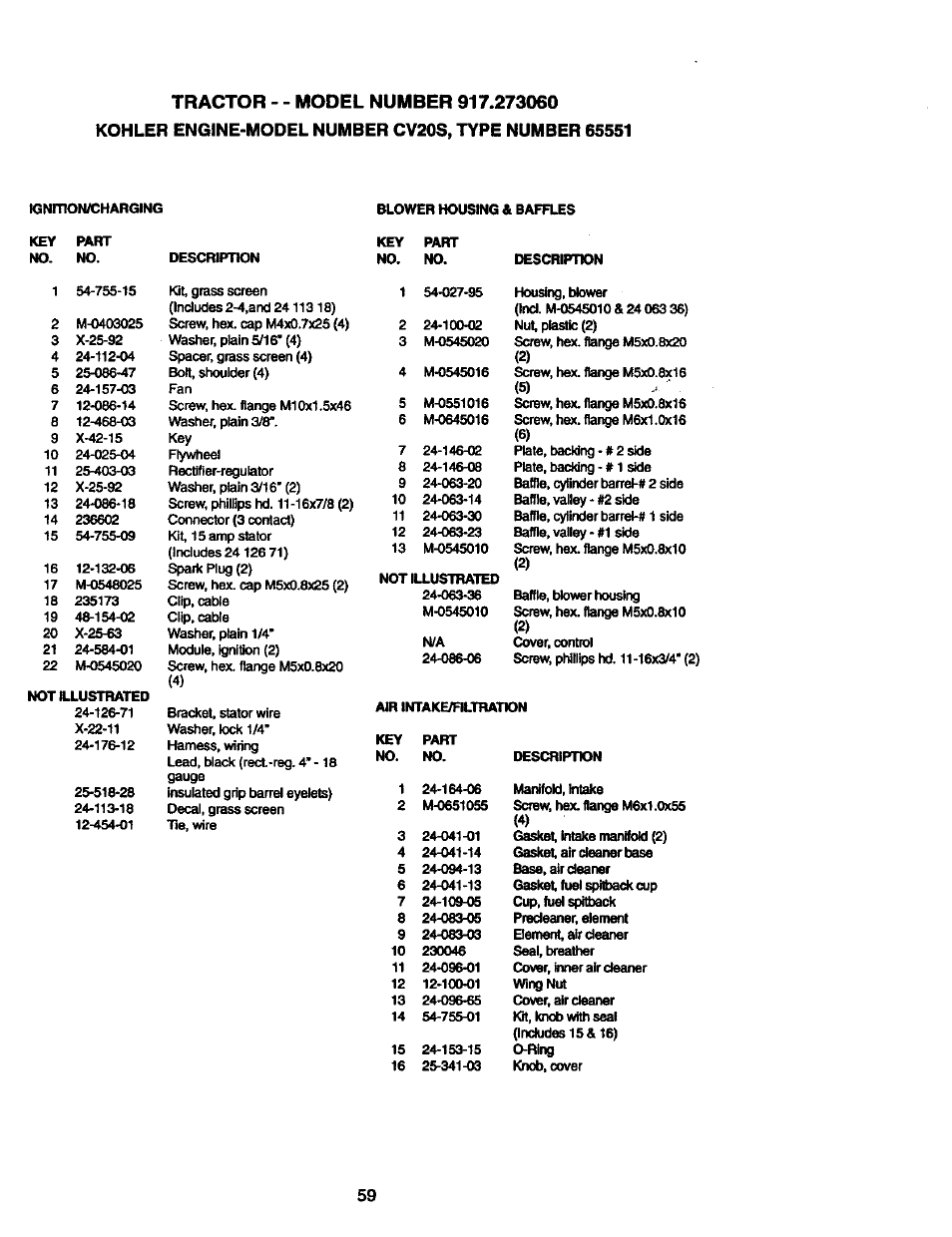 Craftsman 917.273060 User Manual | Page 59 / 68