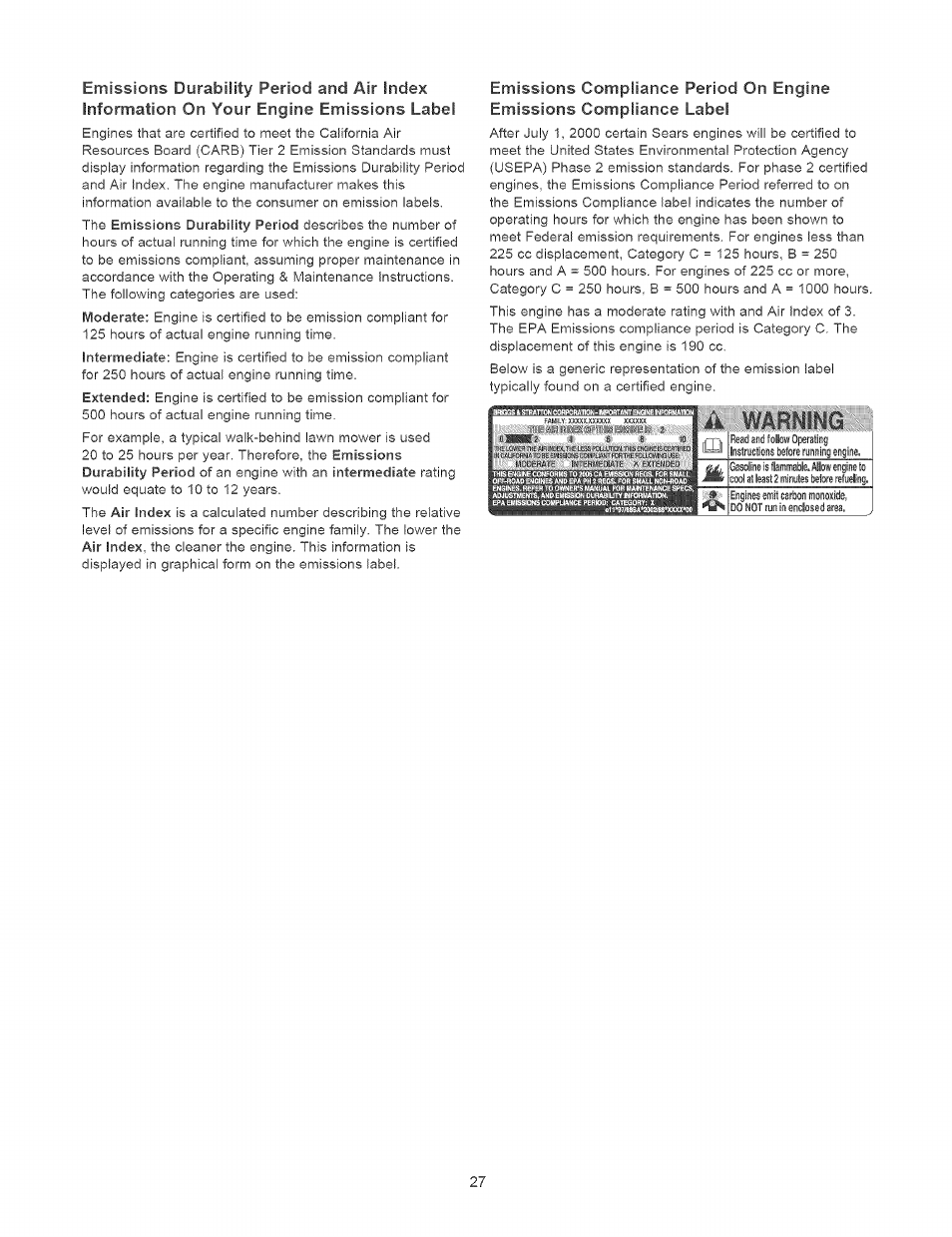Craftsman 580.752310 User Manual | Page 27 / 48