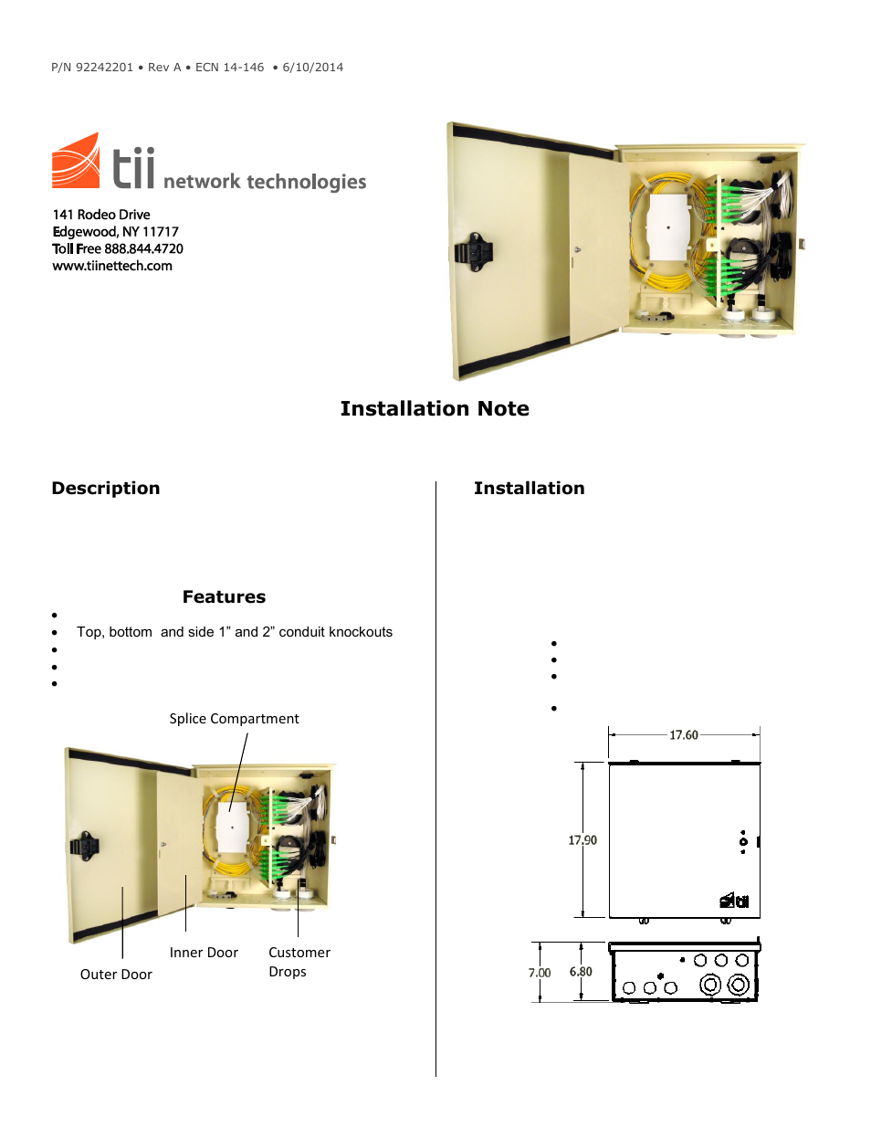 Tii FDT2 Series User Manual | 2 pages