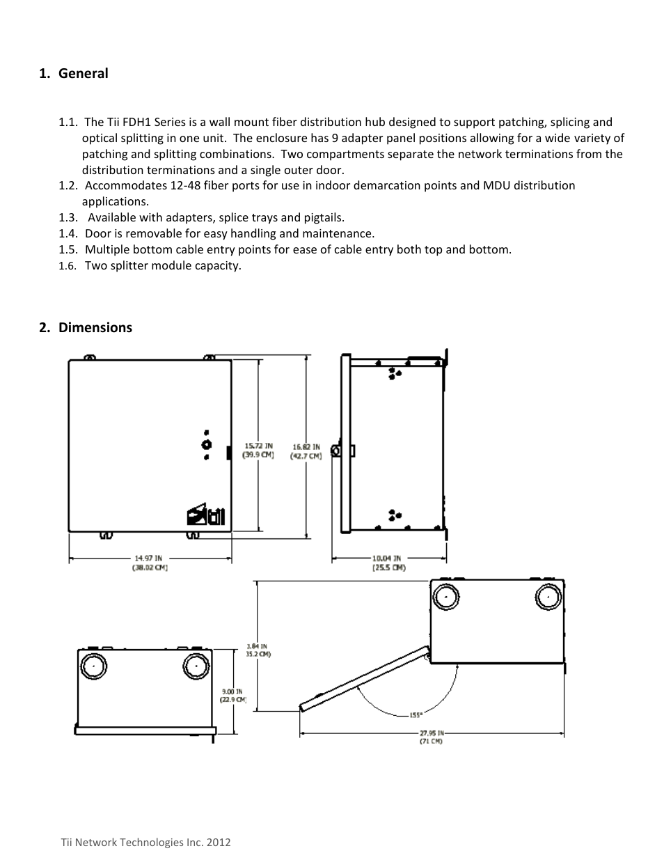 Tii FDH1 User Manual | Page 3 / 14