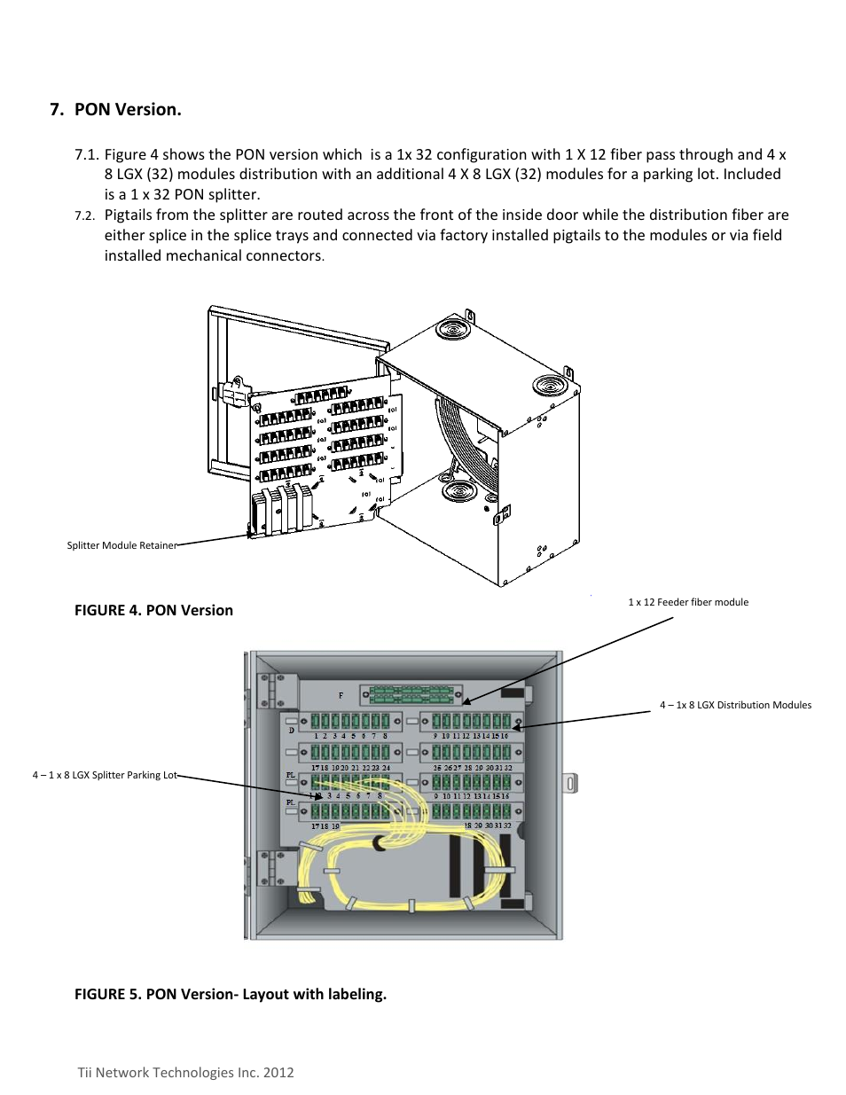 Pon version | Tii FDH1 User Manual | Page 7 / 14