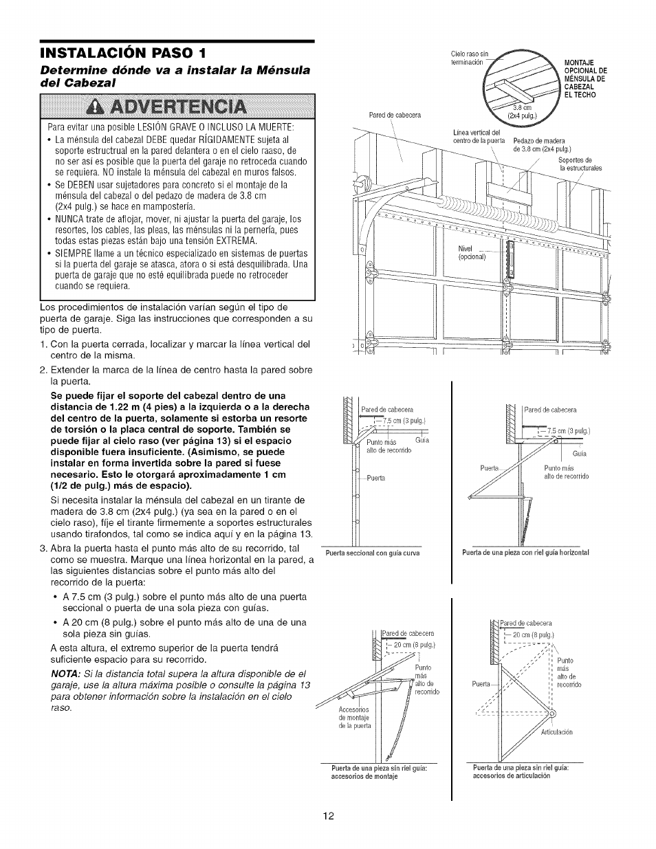 Instalacion paso 1 | Craftsman 139.53993D User Manual | Page 50 / 76