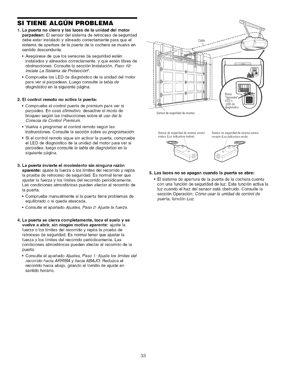Si tiene algun problema, Si tiene algún problema | Craftsman 139.53993D User Manual | Page 71 / 76