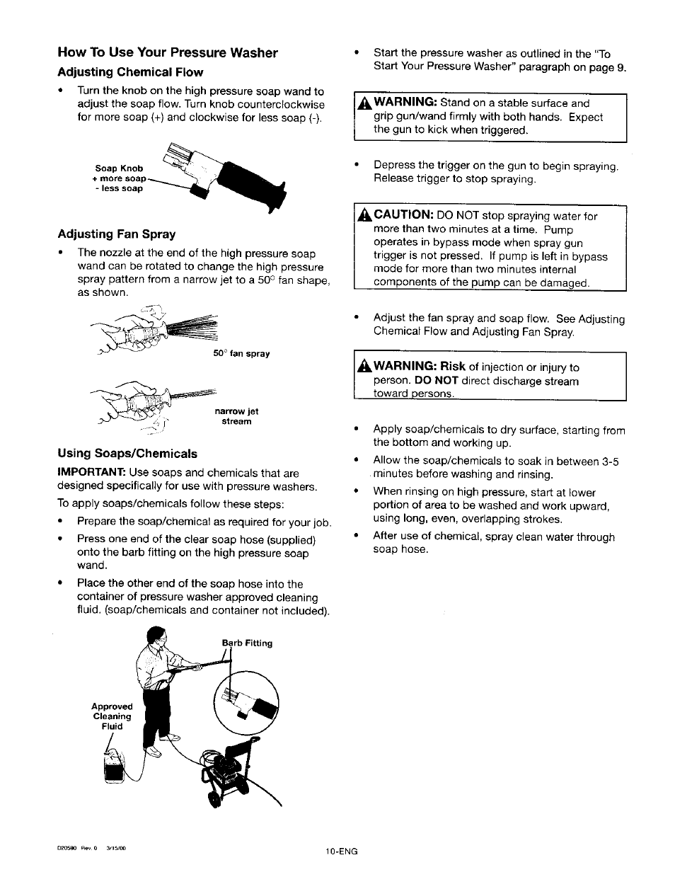 How to use your pressure washer | Craftsman 919.670280 User Manual | Page 10 / 28