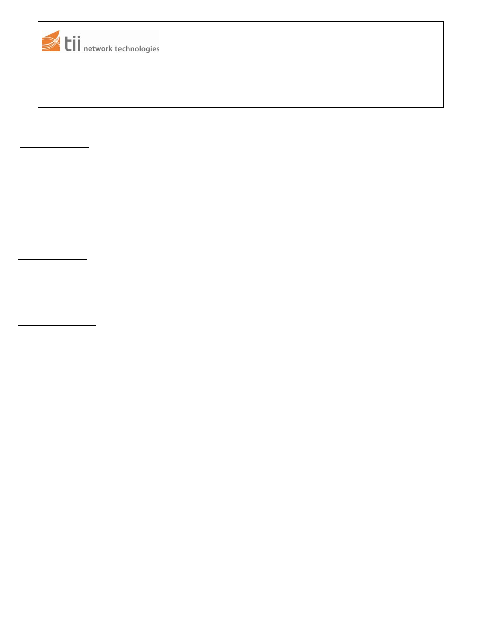 Tii 3700 User Manual | 1 page