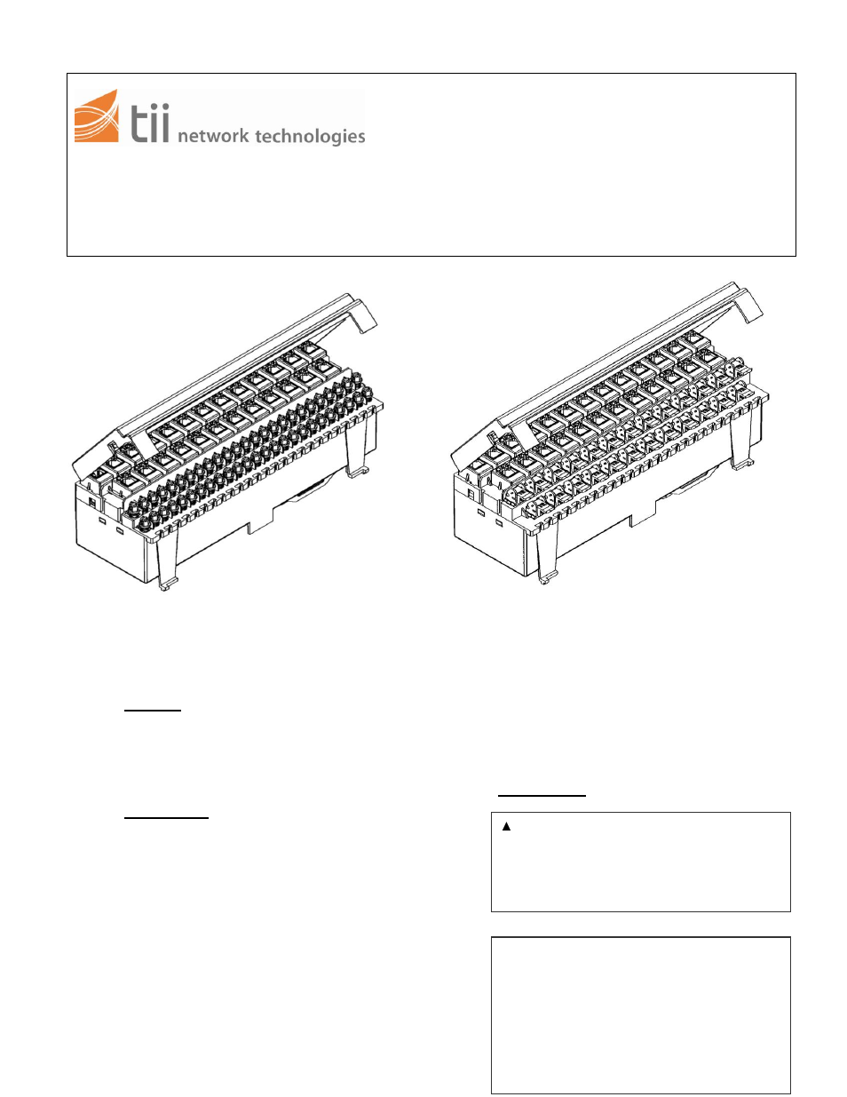 Tii 8925 Series User Manual | 3 pages