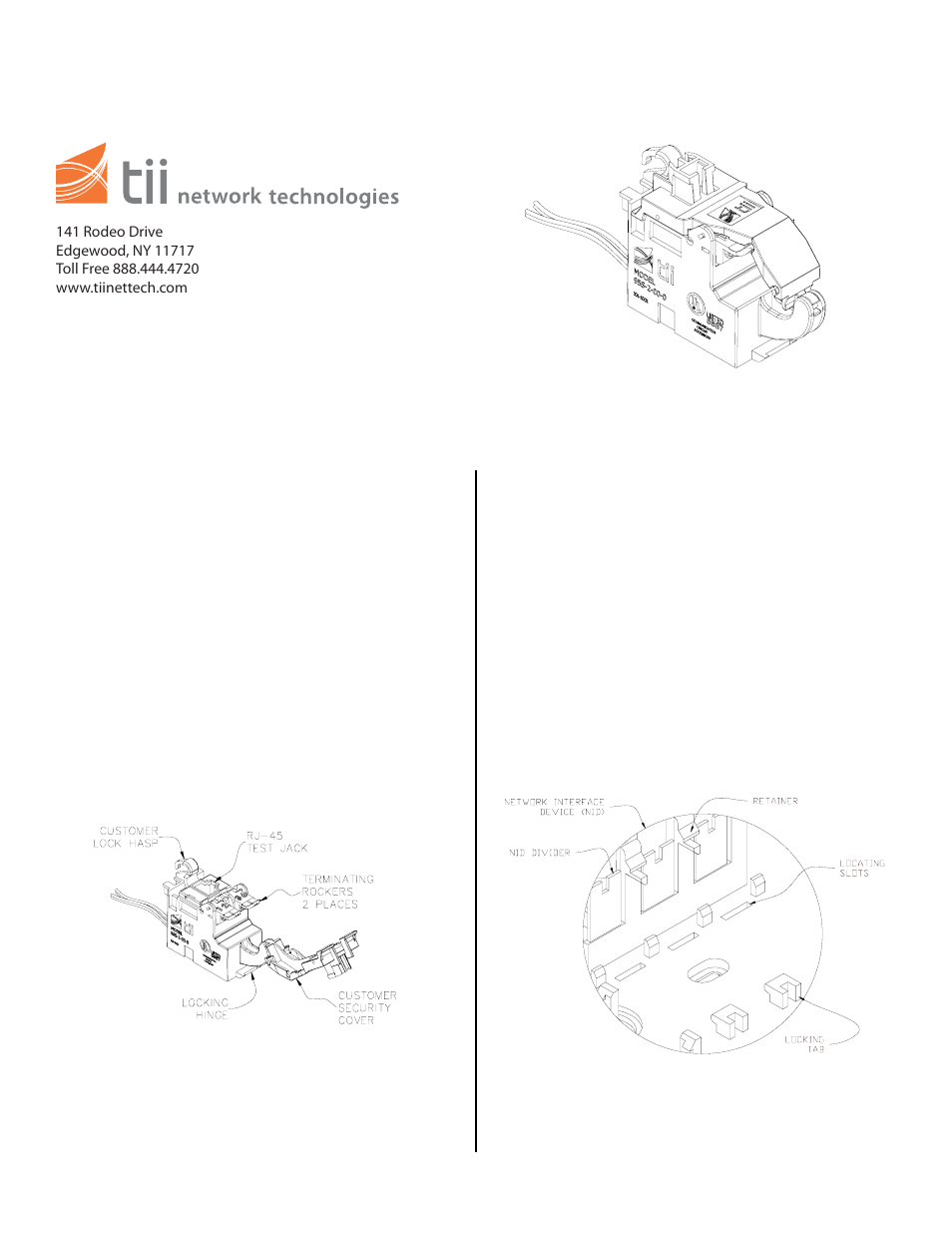 Tii 95S-2-00-0 User Manual | 2 pages