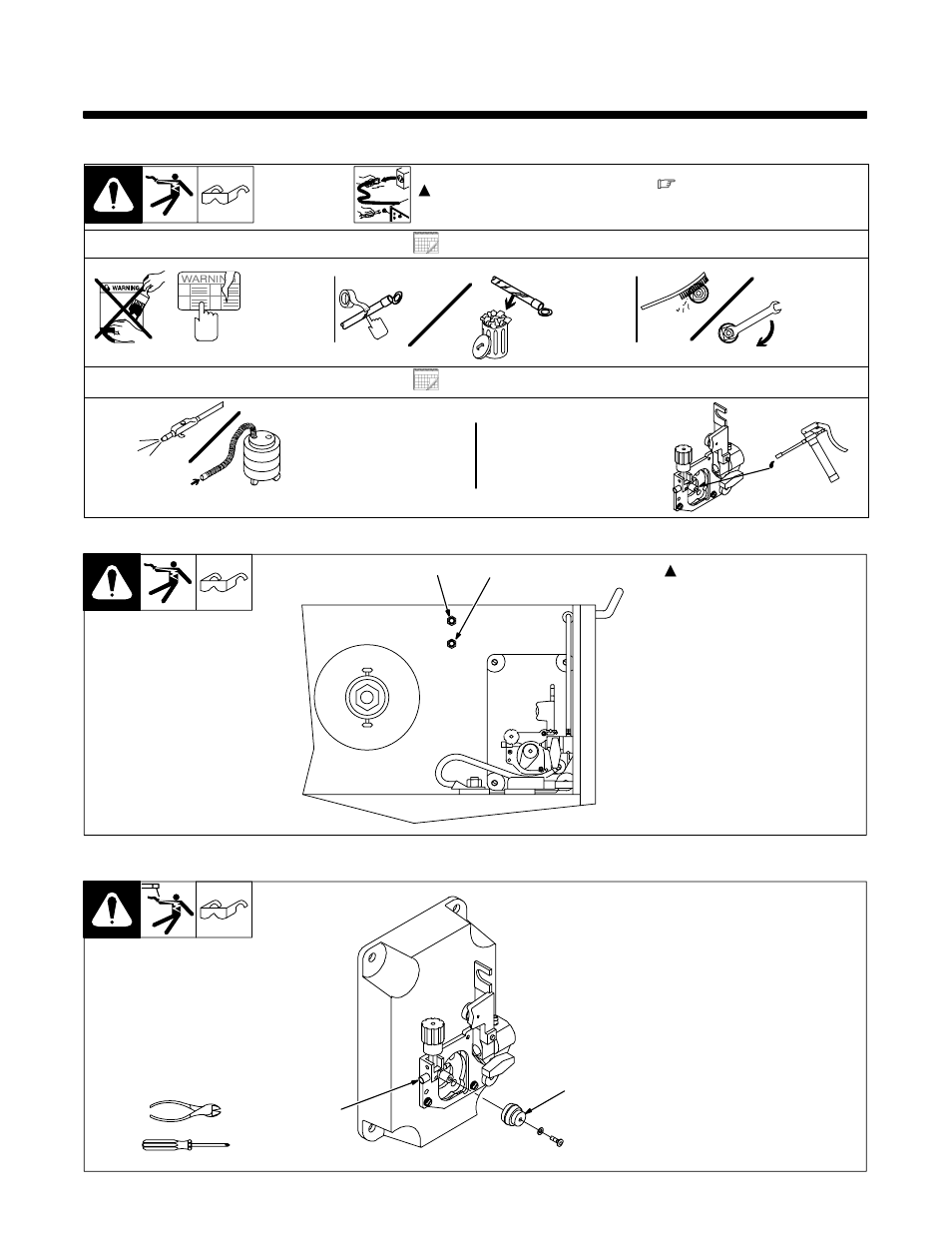 Seccion 11 – mantenimiento y correccion de averias, 1. mantención rutinario, 2. bréiquers cb1 y cb2 | Craftsman 117.205710 User Manual | Page 55 / 68