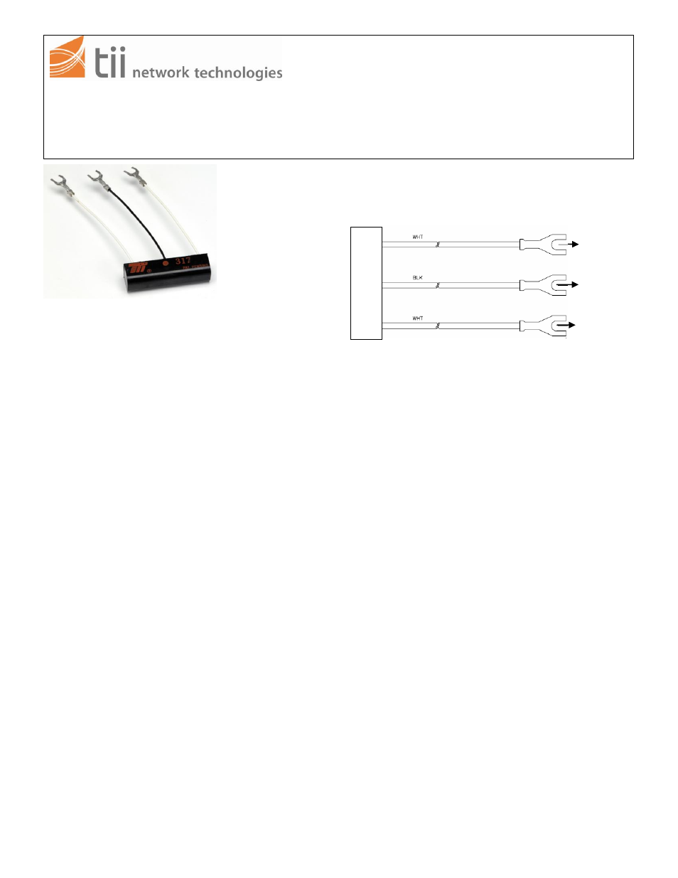 Tii 317 Series User Manual | 1 page