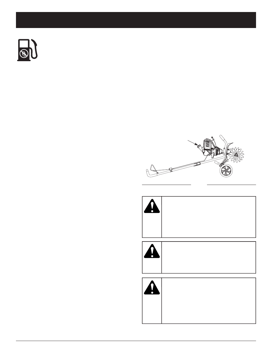 Advertencia, Informacion del aceite y del combustible | Craftsman 316.29271 User Manual | Page 31 / 48