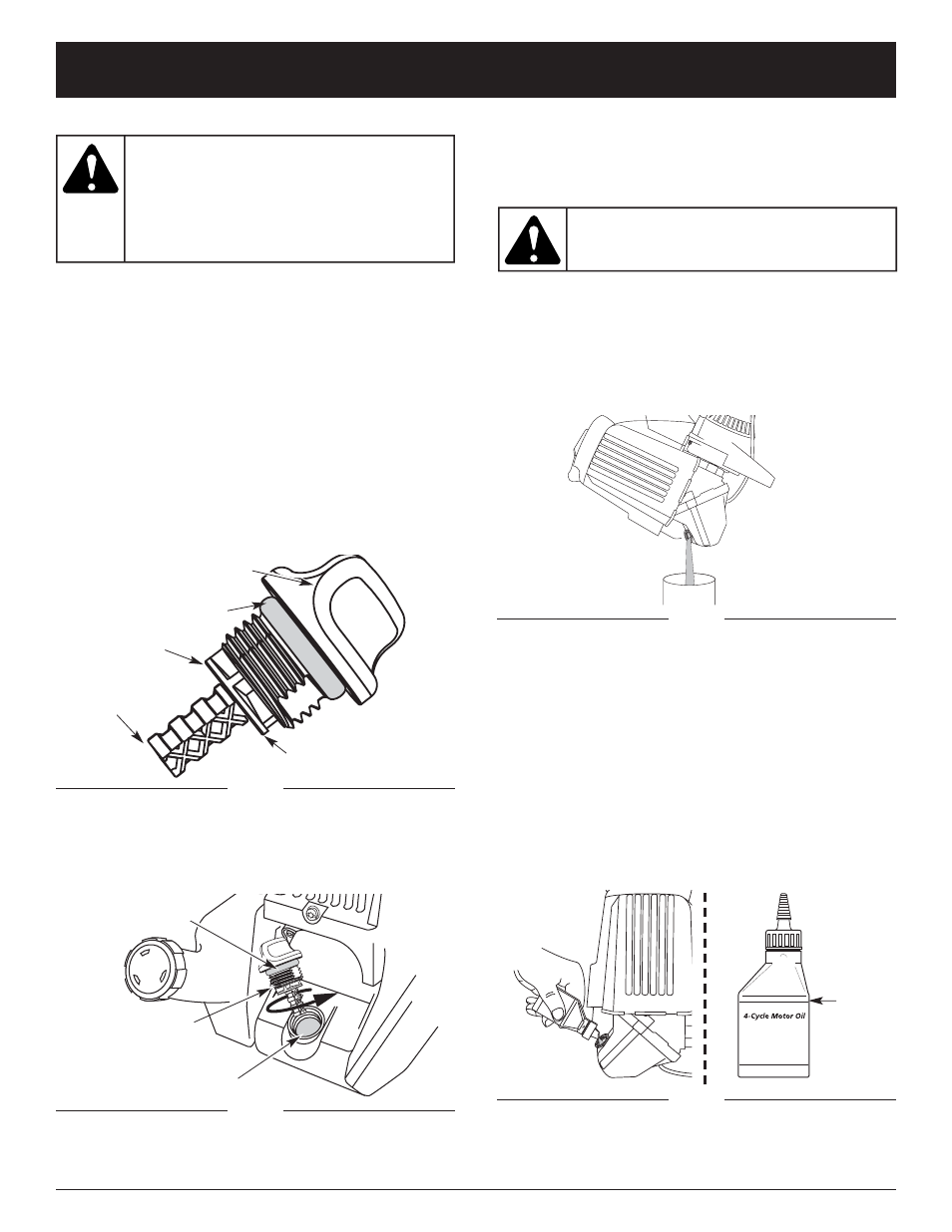 Precaucion, Instrucciones de mantenimiento y reparacion | Craftsman 316.29271 User Manual | Page 35 / 48