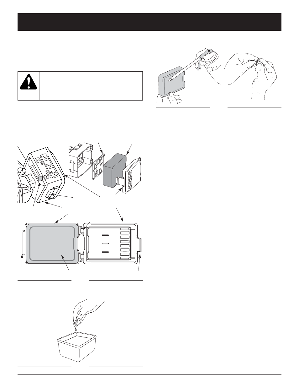 Advertencia, Instrucciones de mantenimiento y reparacion | Craftsman 316.29271 User Manual | Page 36 / 48