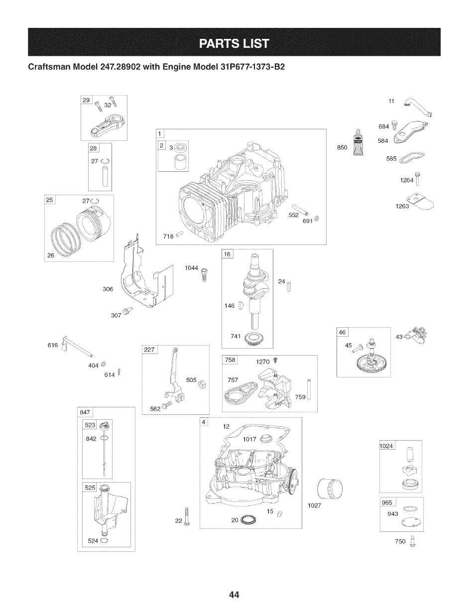 Craftsman 247.28902 User Manual | Page 44 / 92