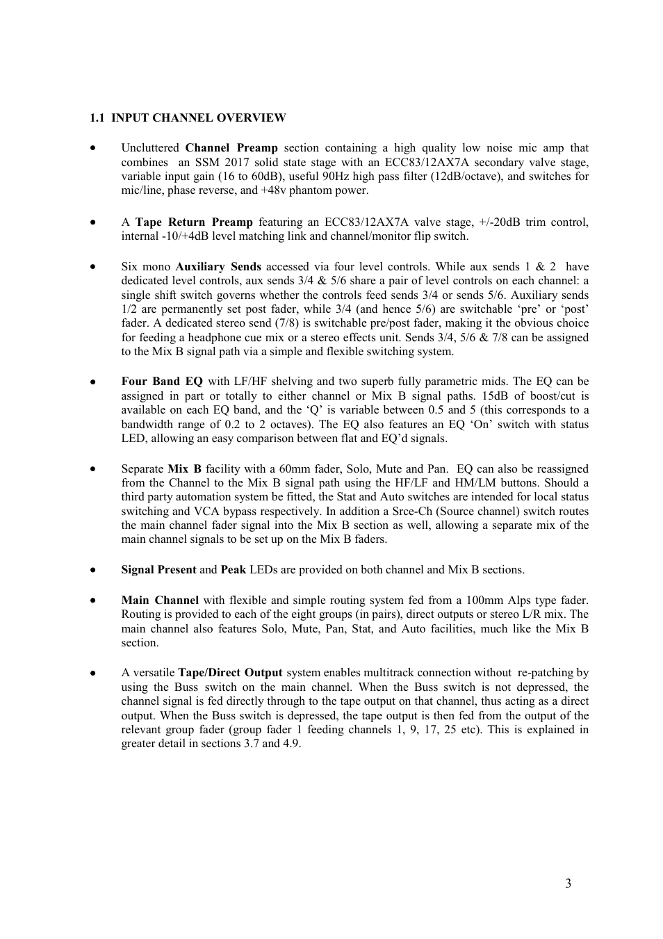 TL Audio VTC User Manual | Page 3 / 52