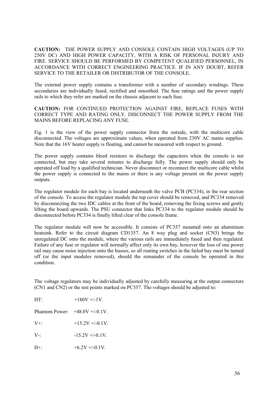 TL Audio VTC User Manual | Page 36 / 52