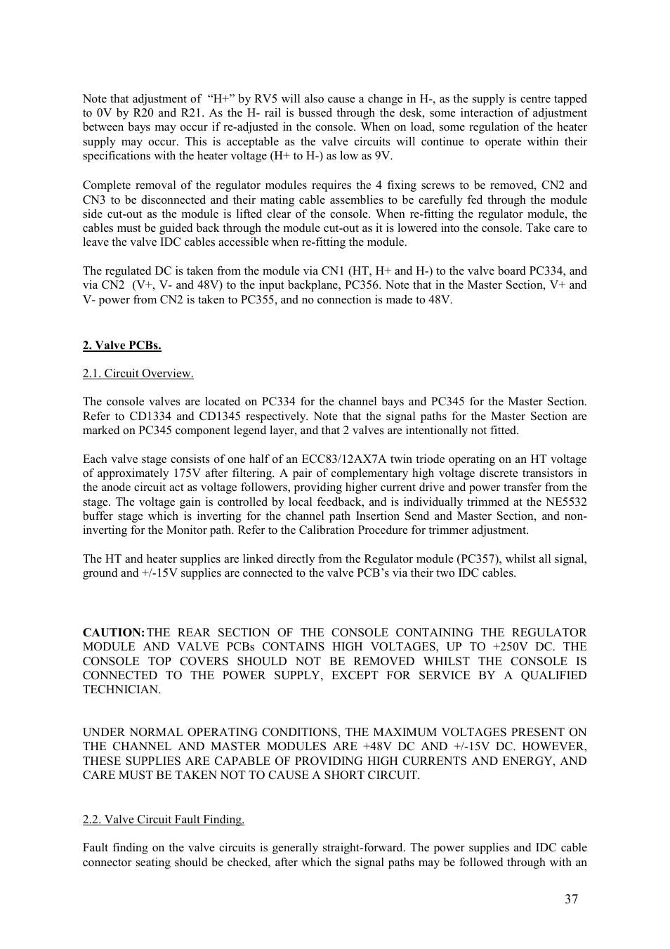TL Audio VTC User Manual | Page 37 / 52