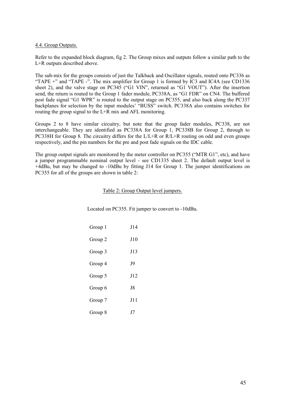 TL Audio VTC User Manual | Page 45 / 52