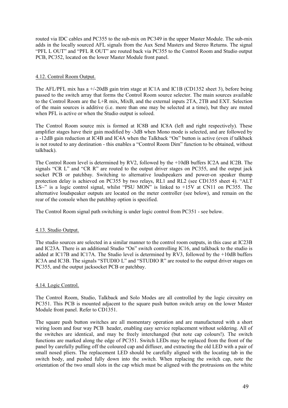 TL Audio VTC User Manual | Page 49 / 52