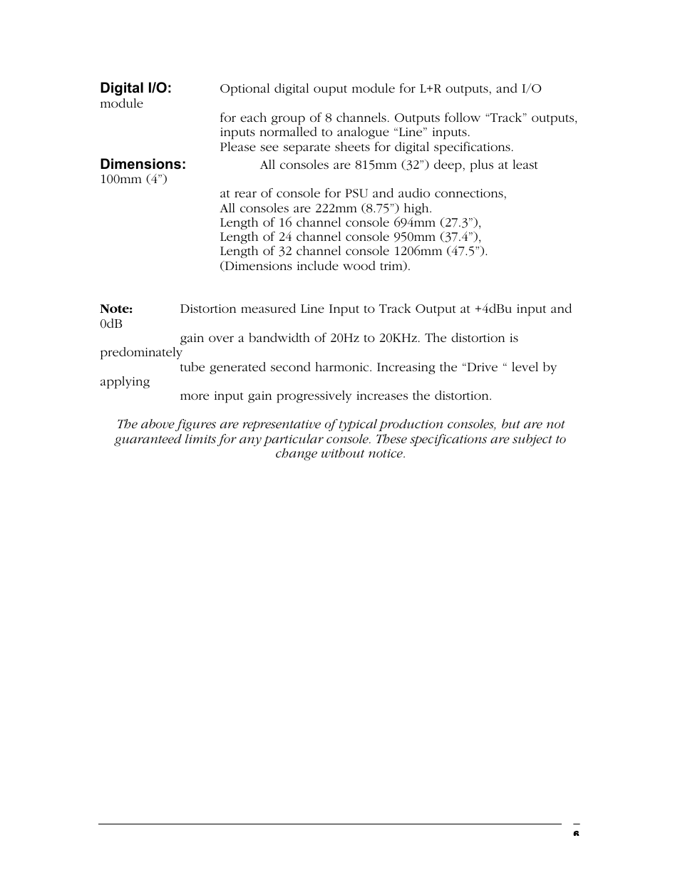 TL Audio M4 User Manual | Page 7 / 14