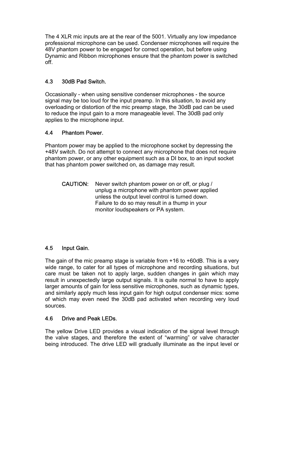 TL Audio 5001 User Manual | Page 9 / 16