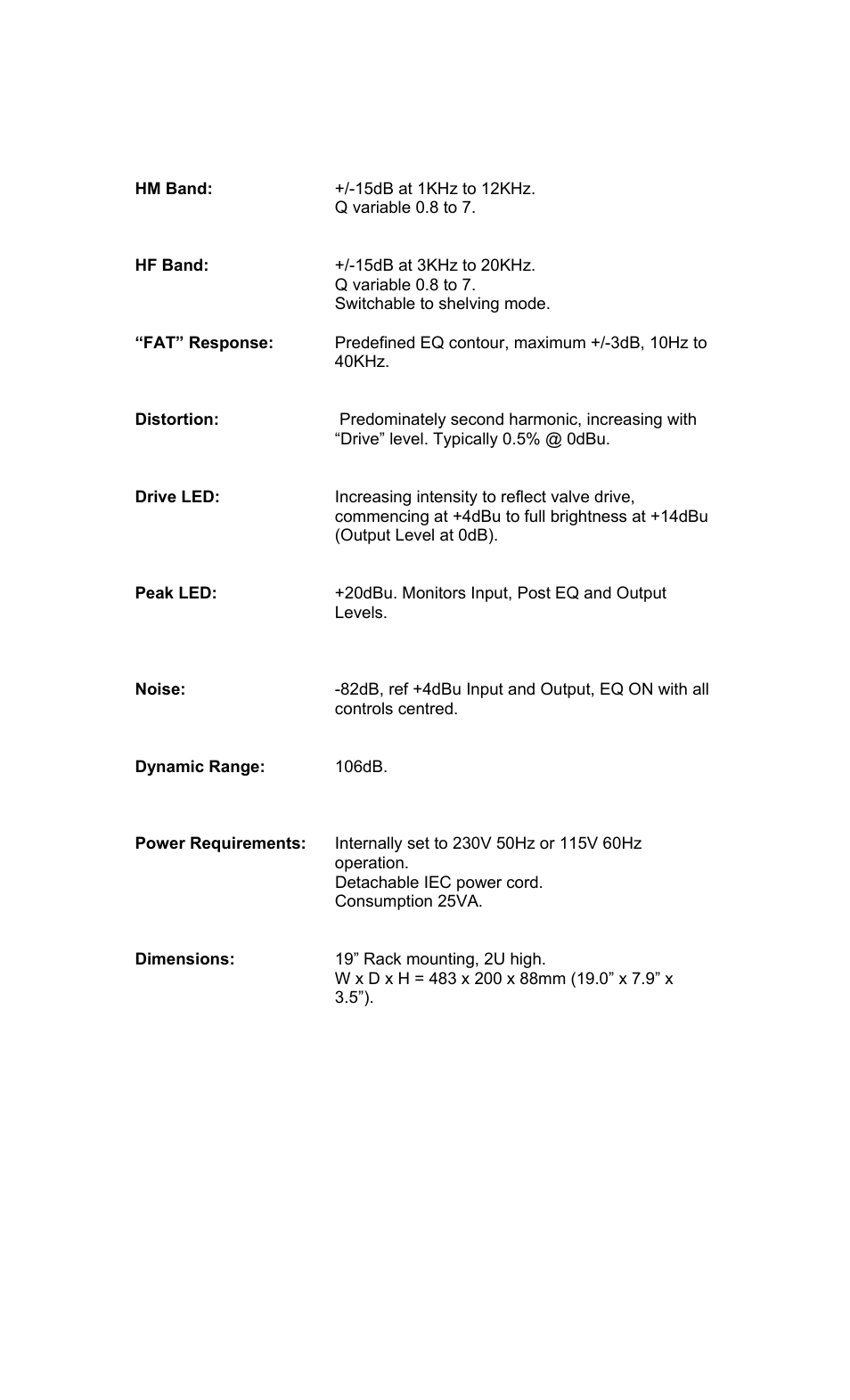 TL Audio 5013 User Manual | Page 16 / 18