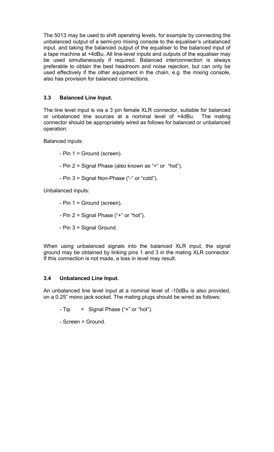 TL Audio 5013 User Manual | Page 7 / 18