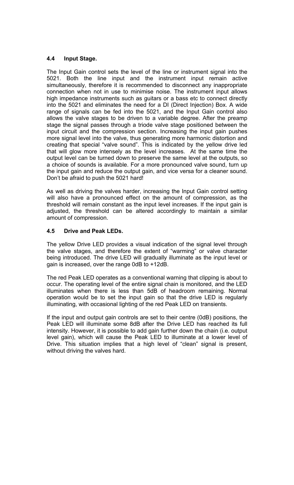 TL Audio 5021 User Manual | Page 13 / 24