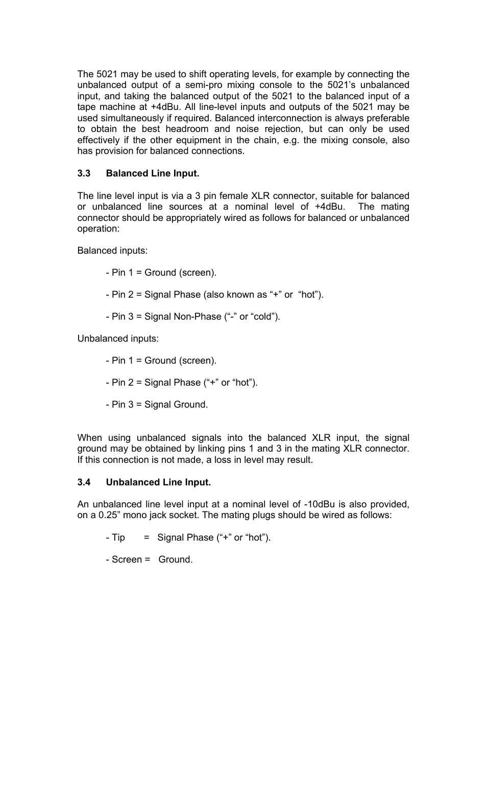 TL Audio 5021 User Manual | Page 8 / 24