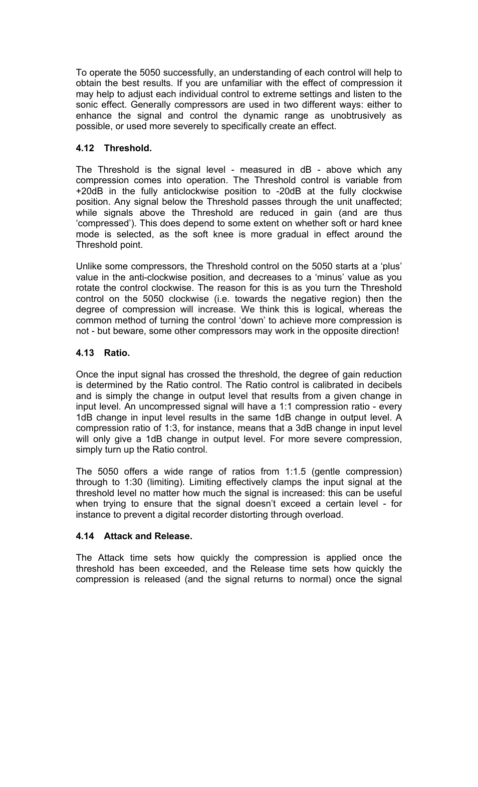 TL Audio 5050 User Manual | Page 14 / 22