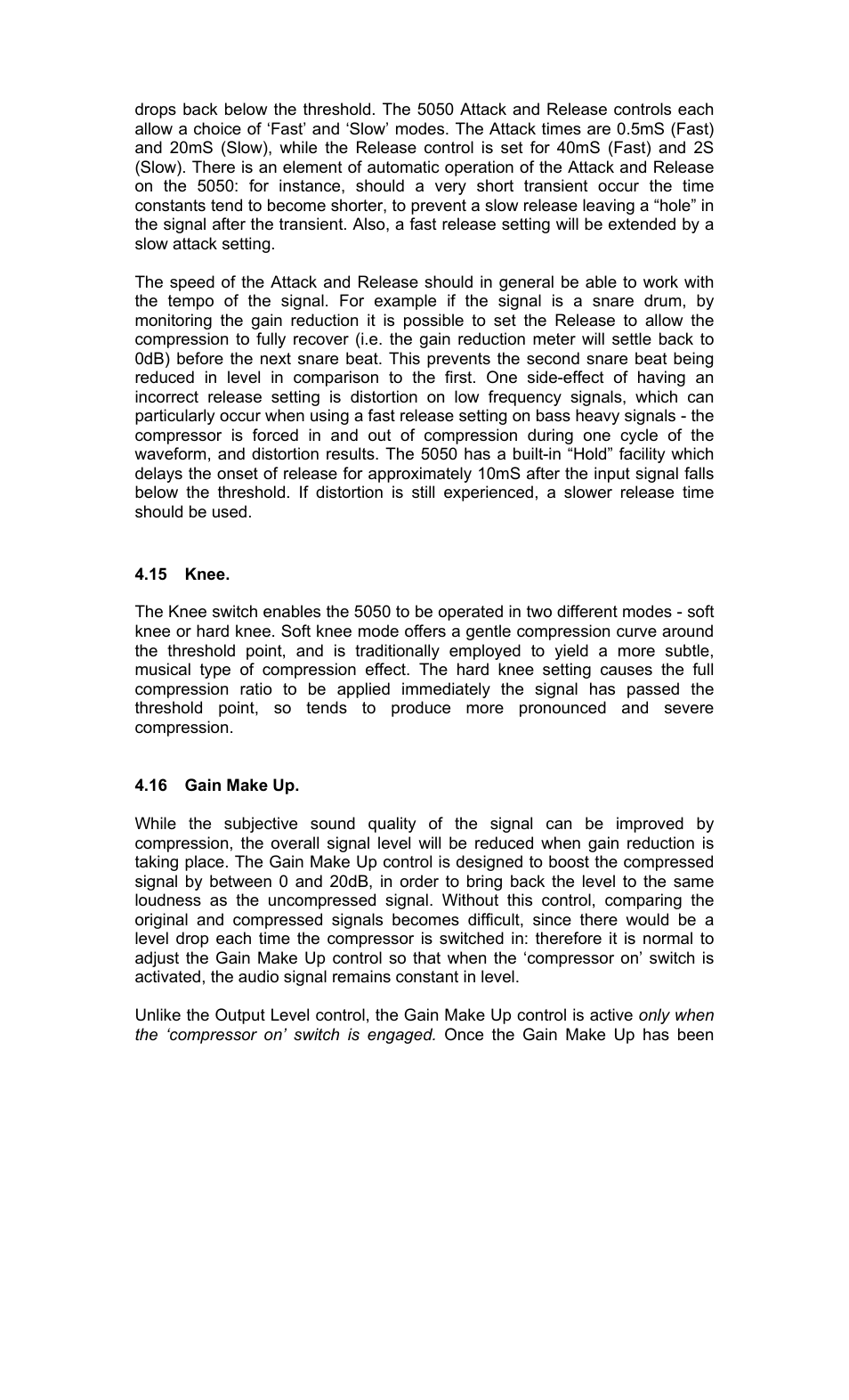 TL Audio 5050 User Manual | Page 15 / 22