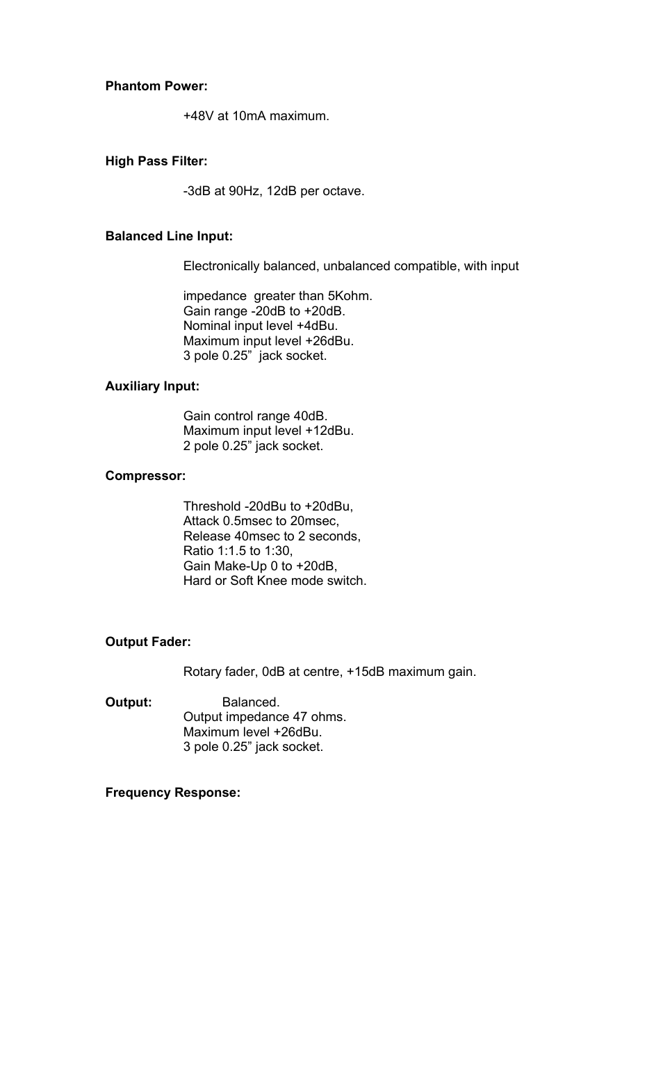 TL Audio 5050 User Manual | Page 20 / 22