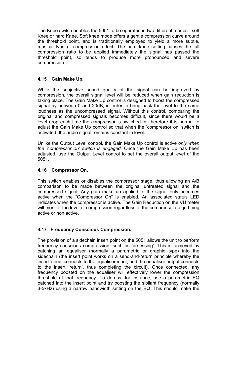 TL Audio 5051 User Manual | Page 16 / 27