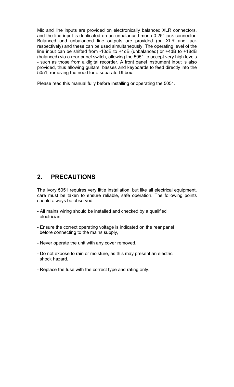 TL Audio 5051 User Manual | Page 5 / 27