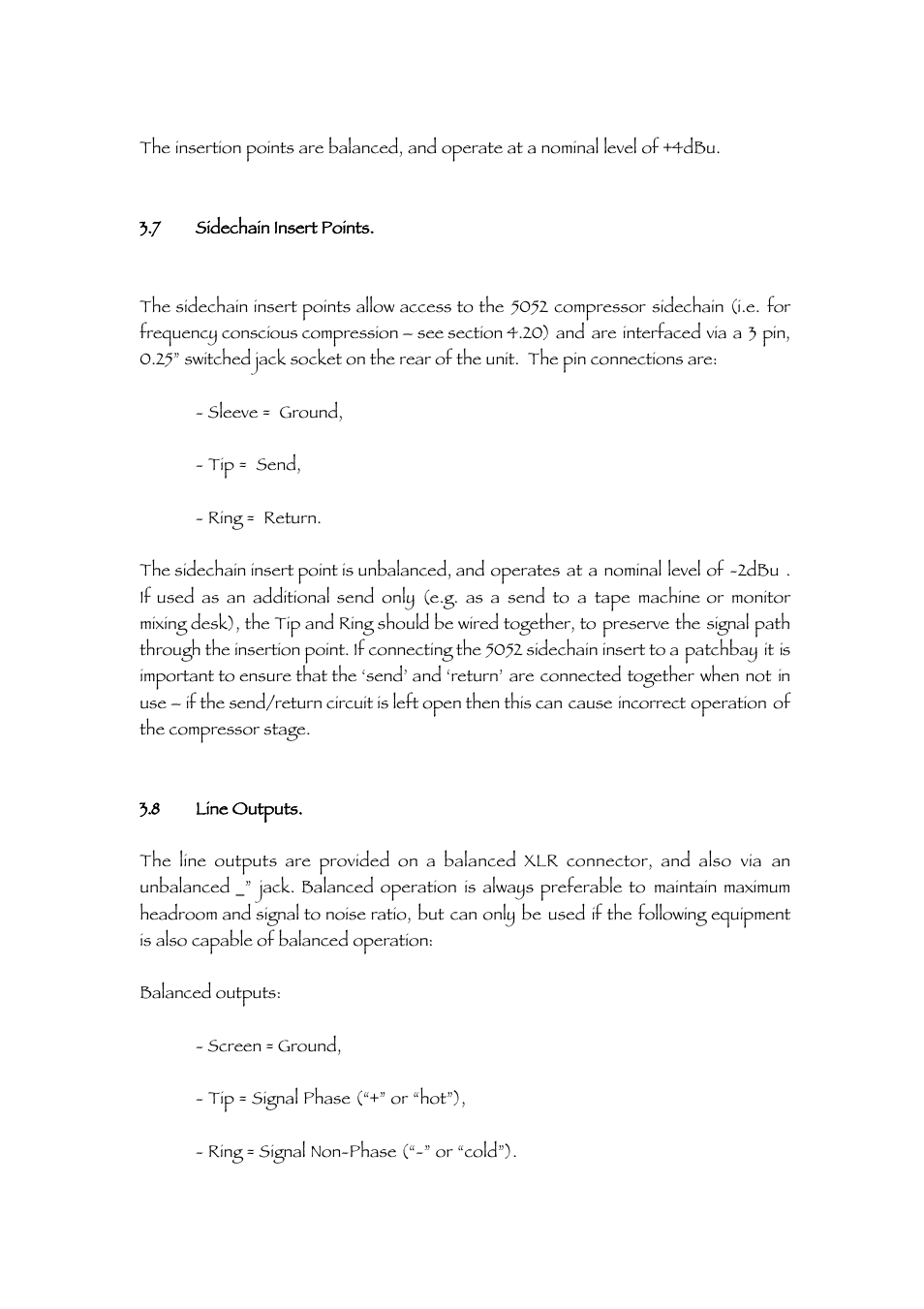 TL Audio 5052 User Manual | Page 10 / 37