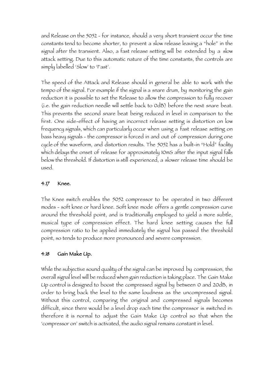 TL Audio 5052 User Manual | Page 18 / 37