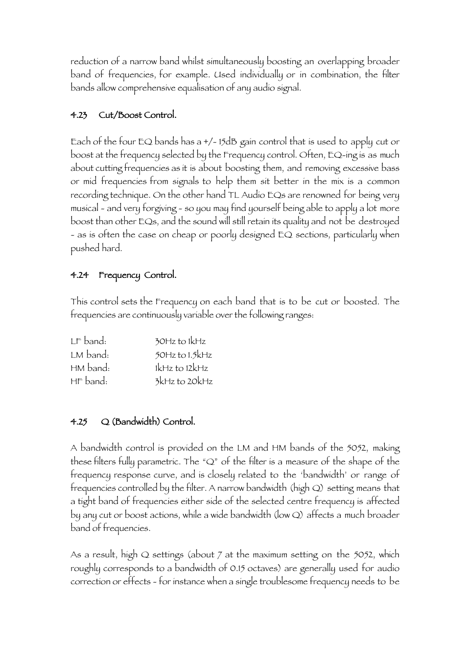 TL Audio 5052 User Manual | Page 21 / 37
