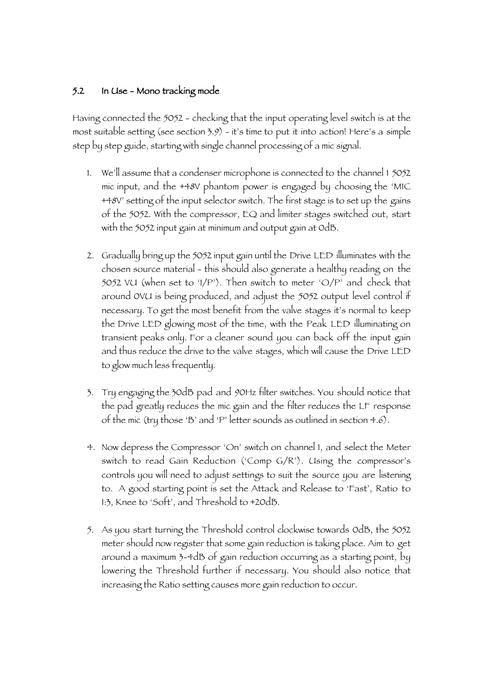 TL Audio 5052 User Manual | Page 27 / 37
