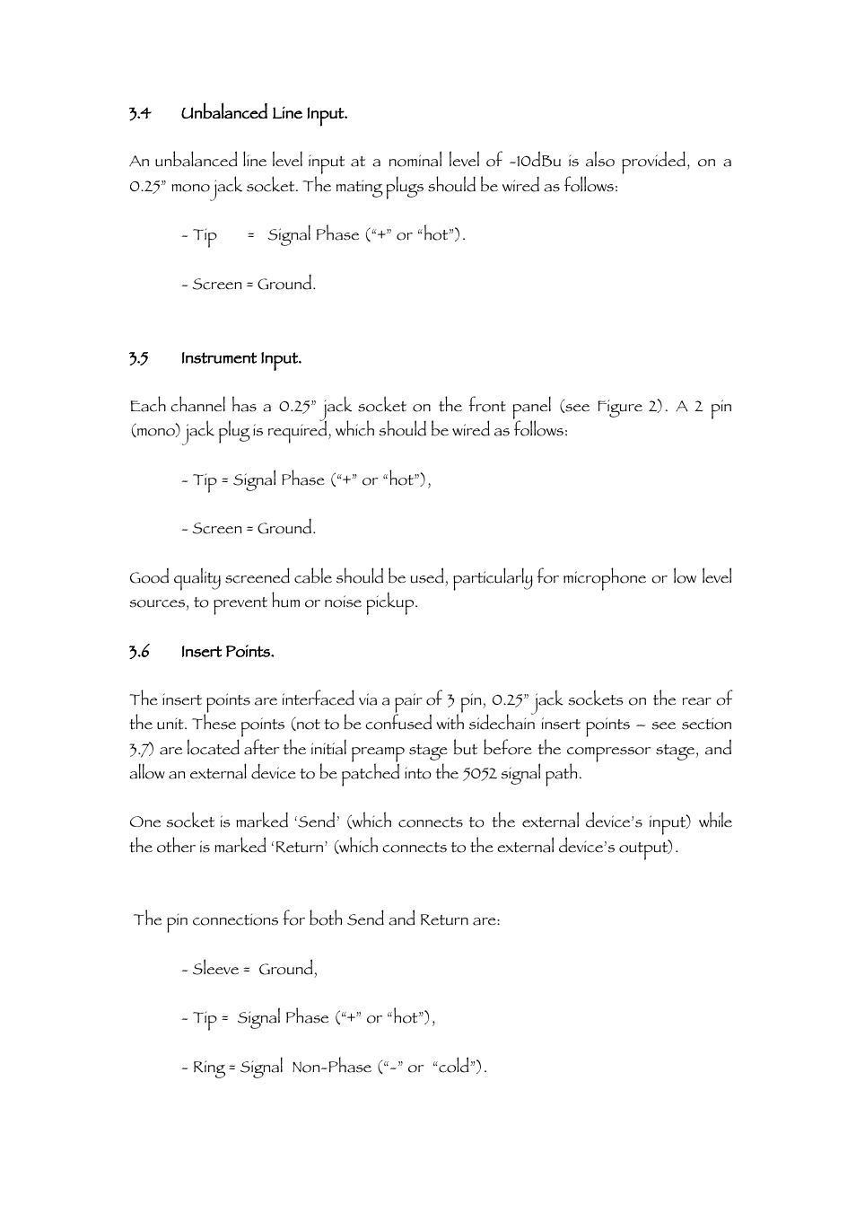 TL Audio 5052 User Manual | Page 9 / 37