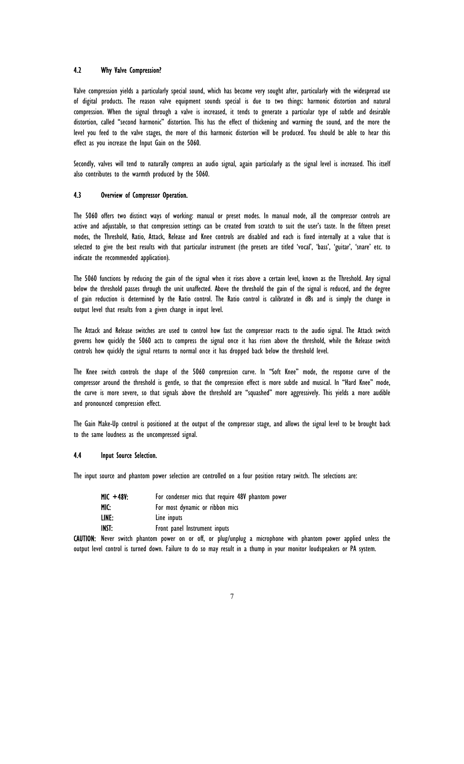 TL Audio 5060 User Manual | Page 10 / 22