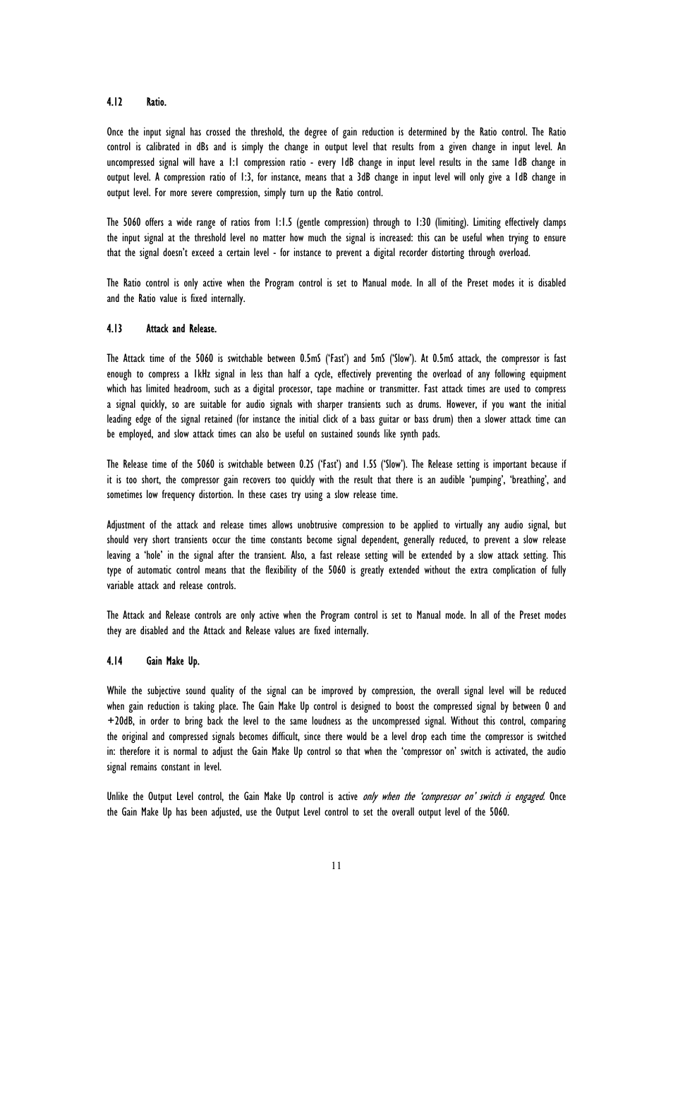 TL Audio 5060 User Manual | Page 15 / 22