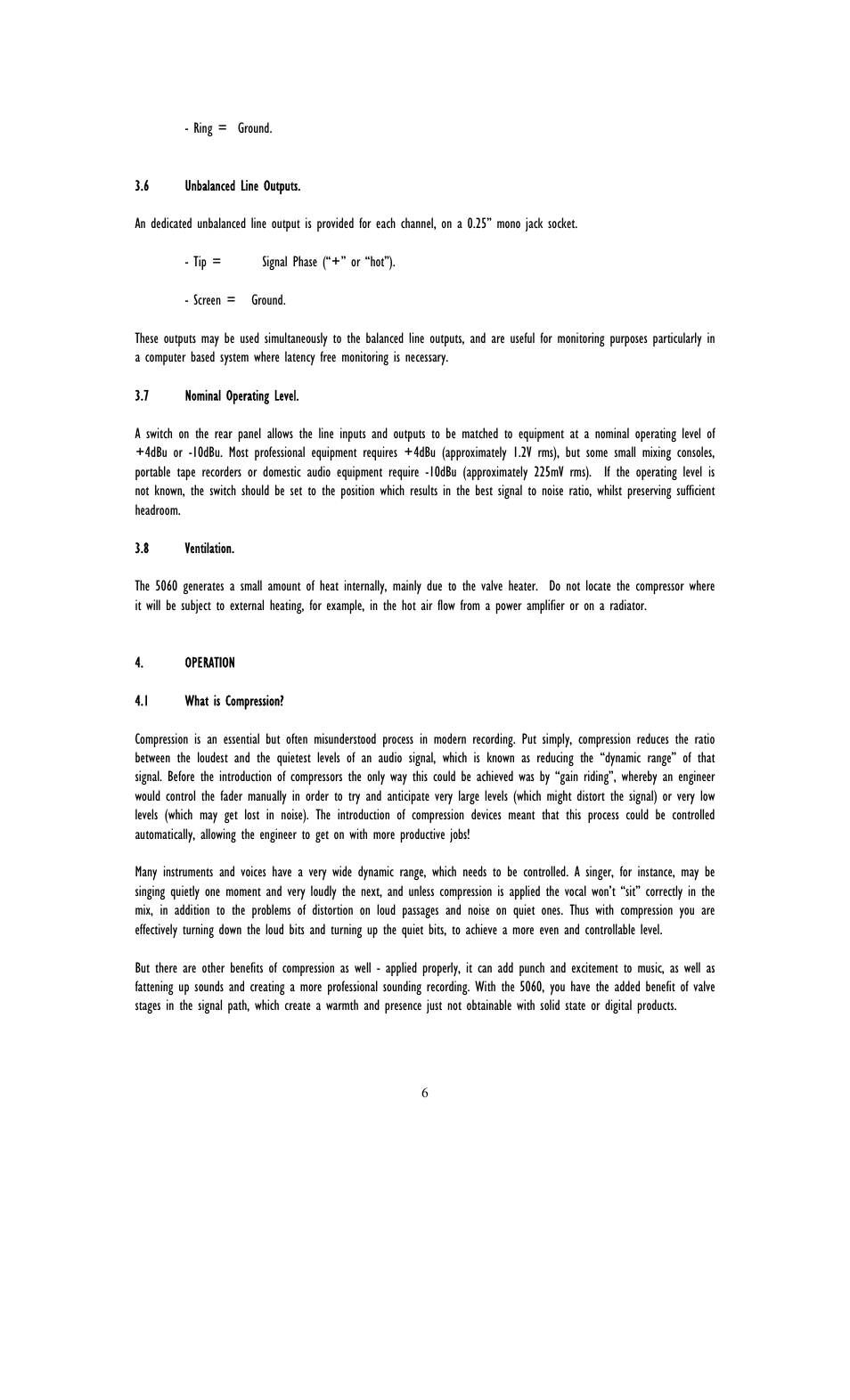 TL Audio 5060 User Manual | Page 9 / 22