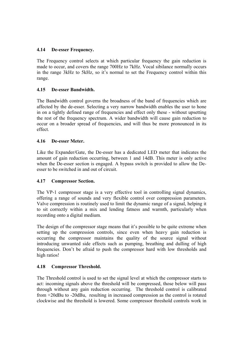 TL Audio VP-1 User Manual | Page 13 / 23