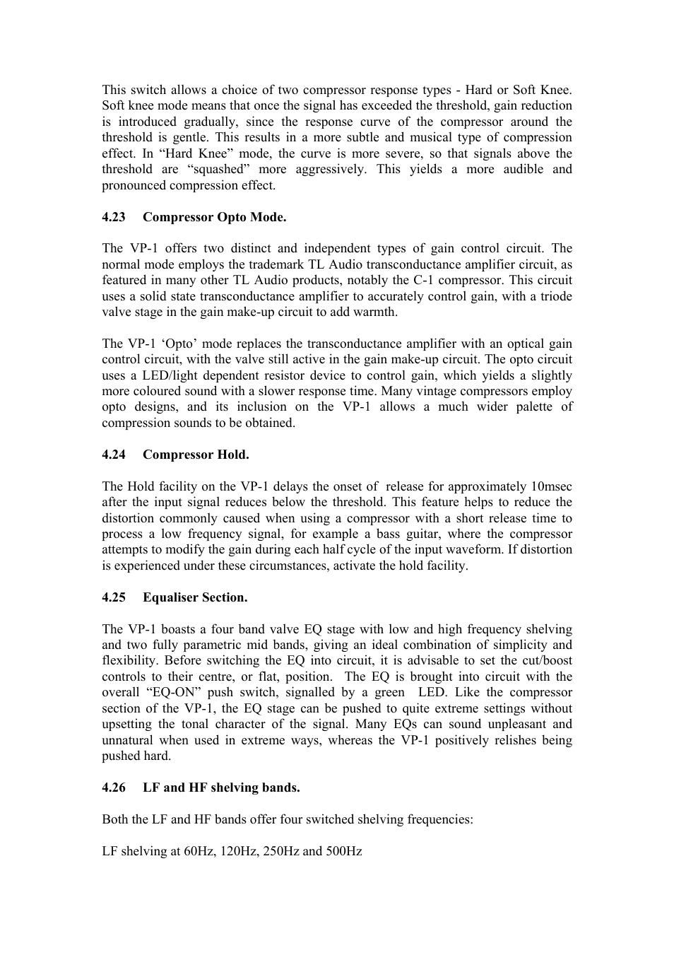 TL Audio VP-1 User Manual | Page 15 / 23