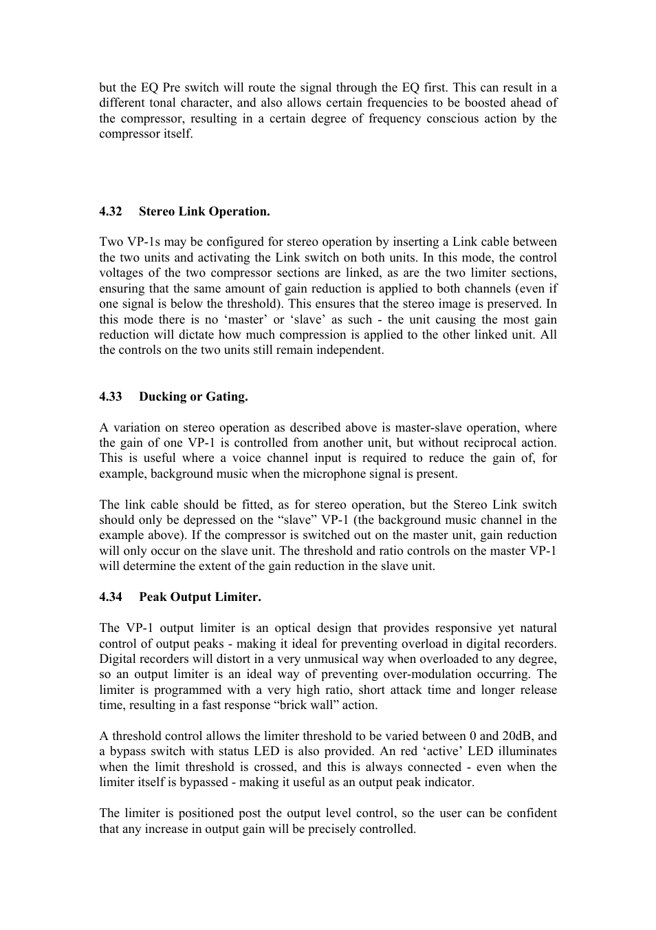 TL Audio VP-1 User Manual | Page 17 / 23