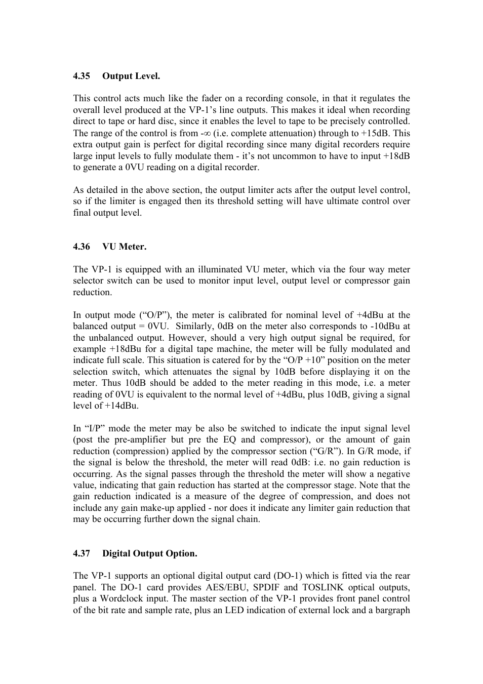 TL Audio VP-1 User Manual | Page 18 / 23