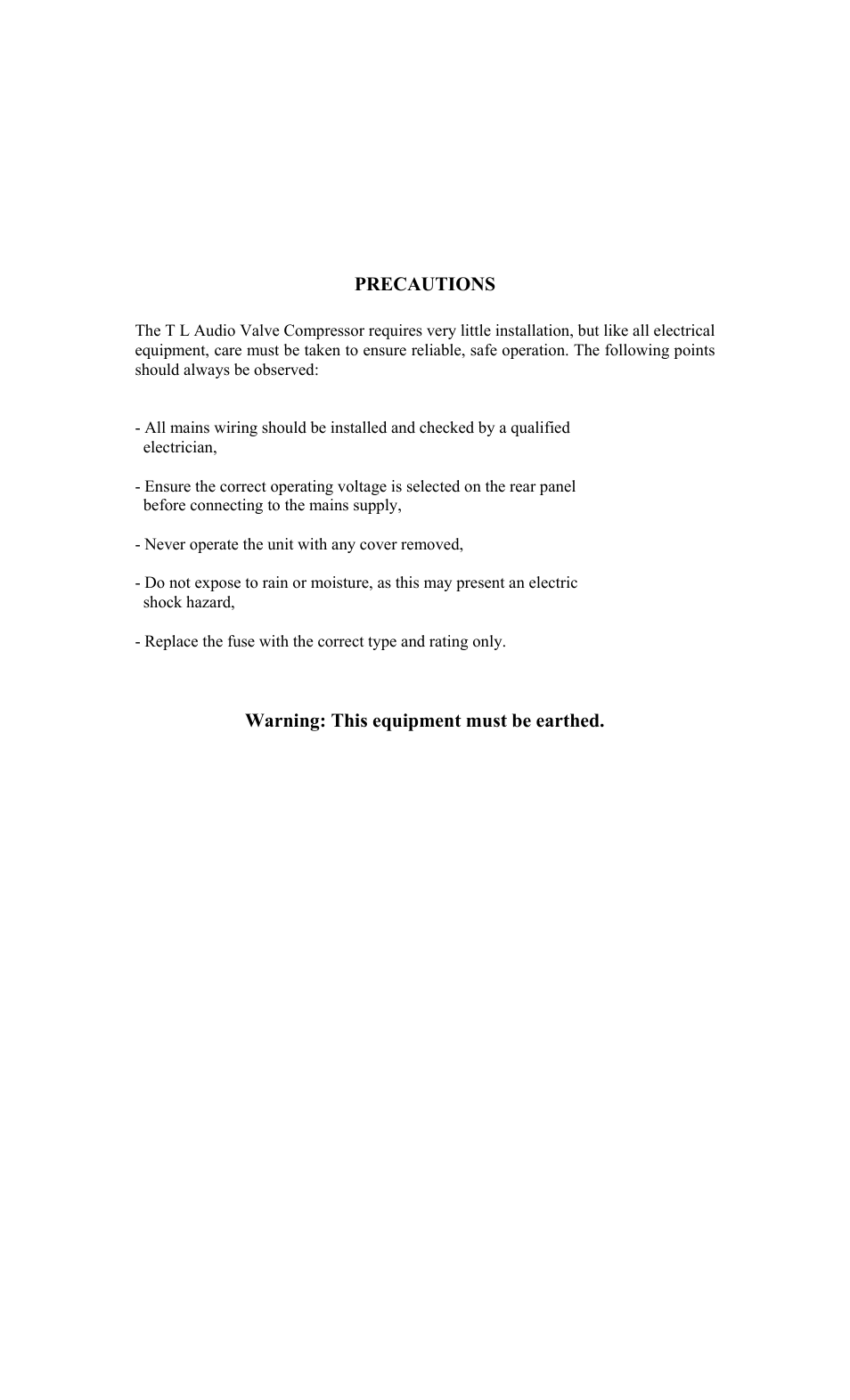 TL Audio C-1 User Manual | Page 6 / 16