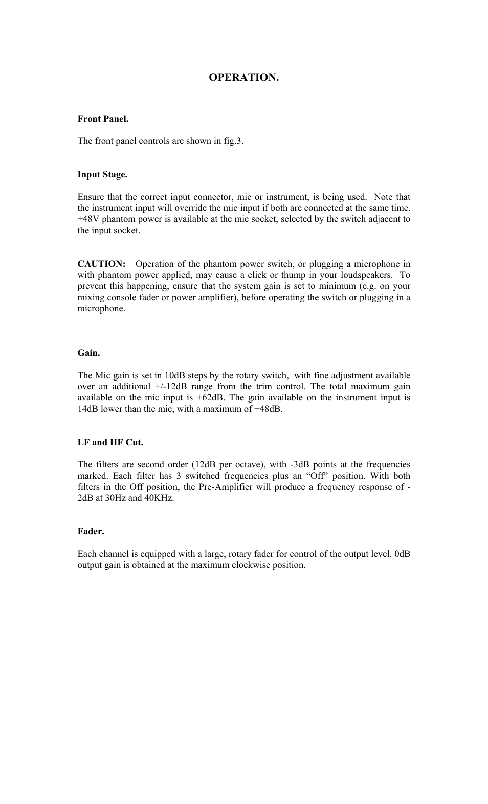 TL Audio PA-1 User Manual | Page 8 / 12