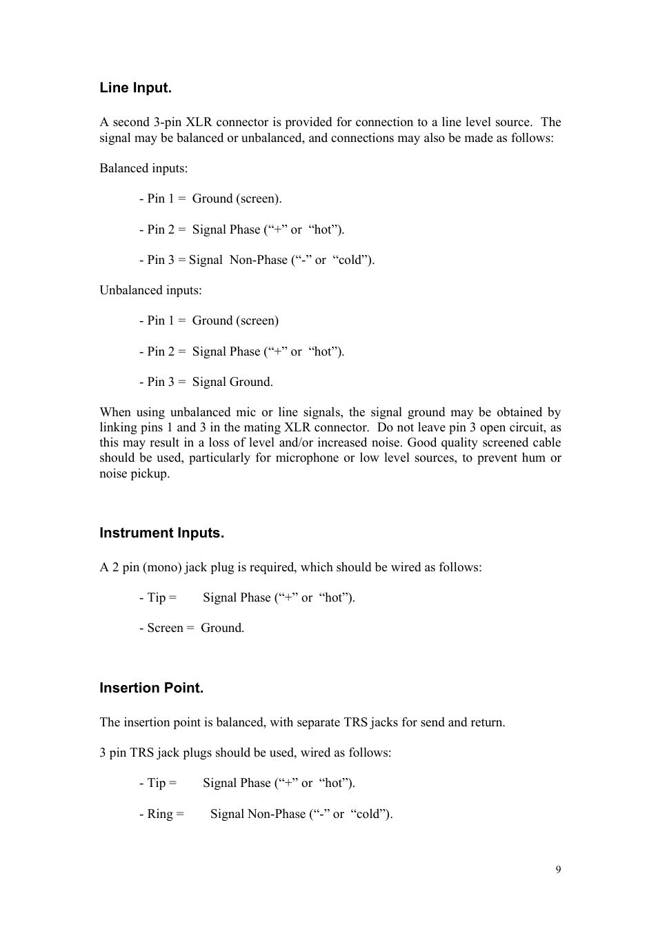 TL Audio A3 User Manual | Page 10 / 25