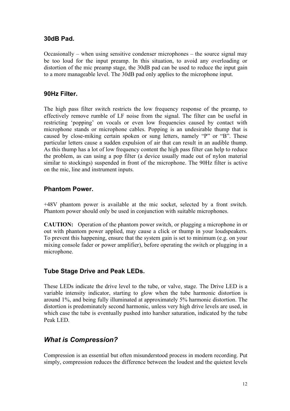 TL Audio A3 User Manual | Page 13 / 25